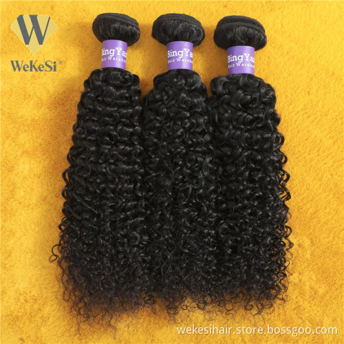 Virgin Peruvian Brazilian Malaysian Indian Wet And Wavy Curly Hair Extensions For Black Women, No Shedding Thick